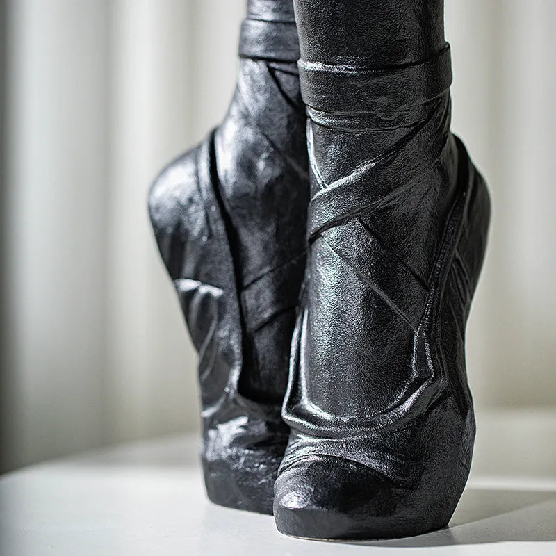Elegant Dance Inspired Ceramic Vase