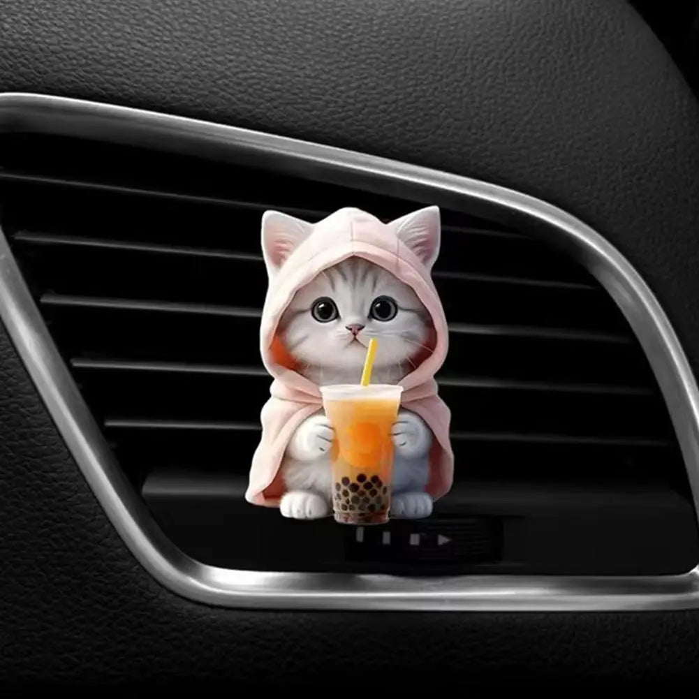 Fun Cat Car Air Freshener Clip