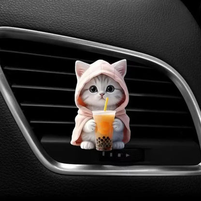 Fun Cat Car Air Freshener Clip