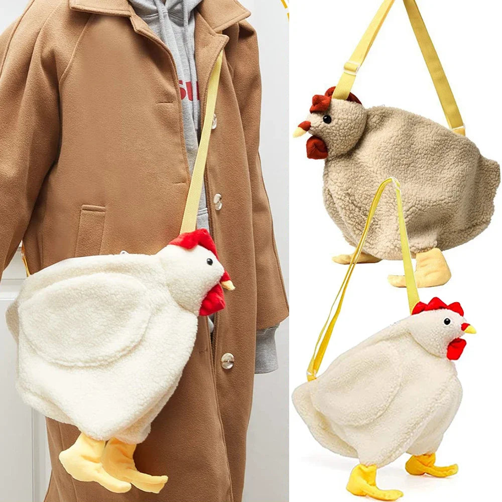 Small Chain Crossbody Chicken Purse Bag