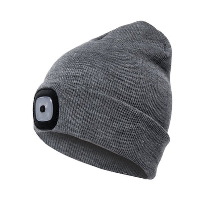 Warm Bright LED Sports Beanie