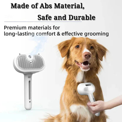 Pet Grooming Spray Brush for Fresh Coat