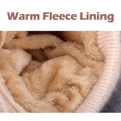 Warm Fuzzy Beanie Scarf Set