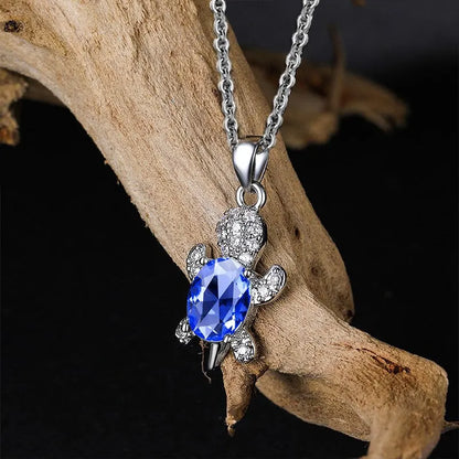 Sea Turtle Good Luck Necklace Earrings Set