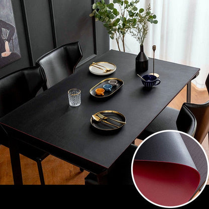 Simple Leather Dining Table Pad