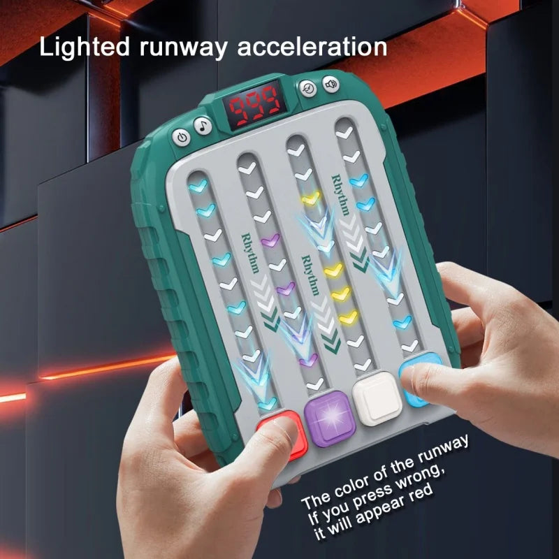 Fun LED Music Beat Handheld Puzzle Game
