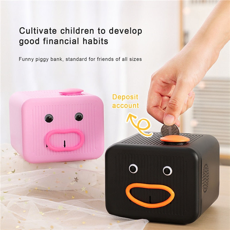 Comical Face Coin Saving Box