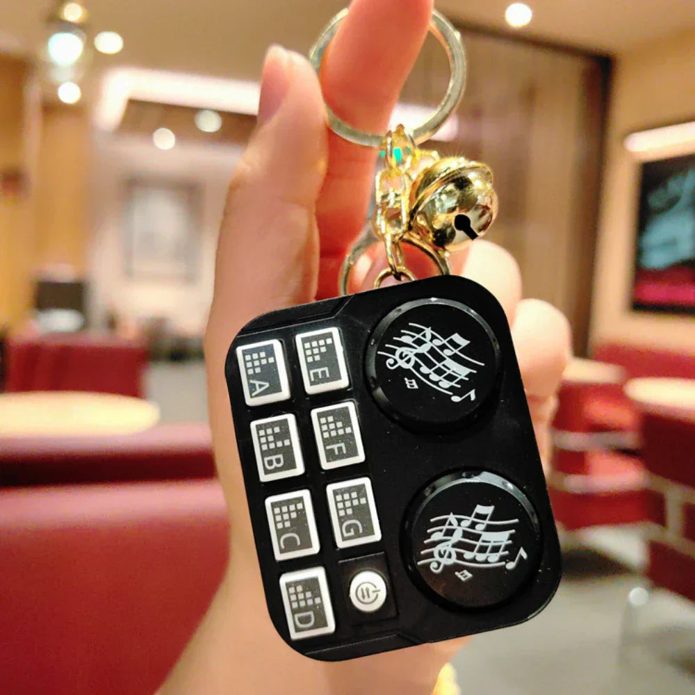 Portable Mini DJ Music Keychain Toy