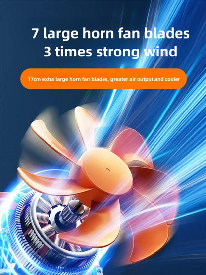 Portable 4-in-1 Fan and Night Lamp with Rechargeable Battery