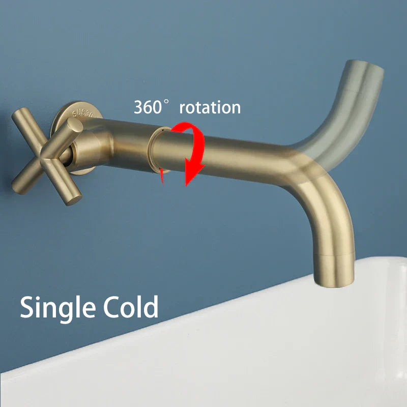Modern Bathroom Faucet with Cascade Waterfall Style