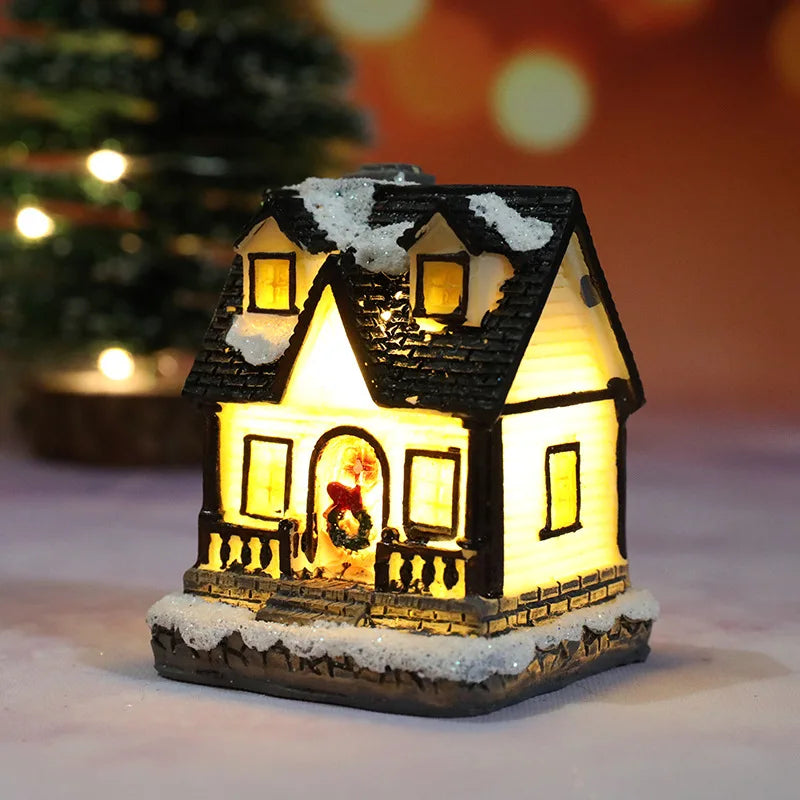 Colorful LED Christmas Home Decor Figurines