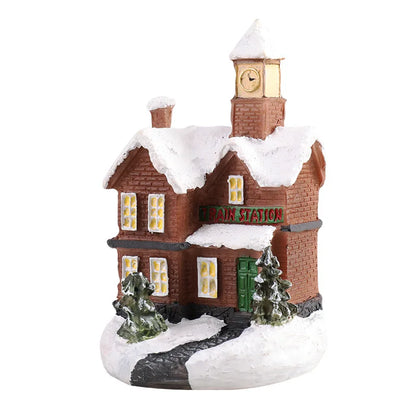 Colorful LED Christmas Home Decor Figurines