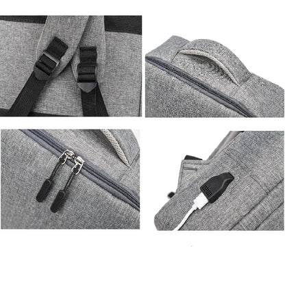 Stylish Tech Backpack with USB Charging Port