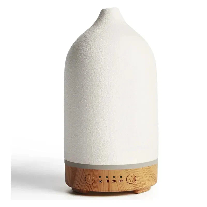 Ceramic Essential Oil Diffuser with 7 Color LEDs