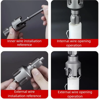 Yeezlab | Pipe Threader & Edge Deburring Drill Bit Tool
