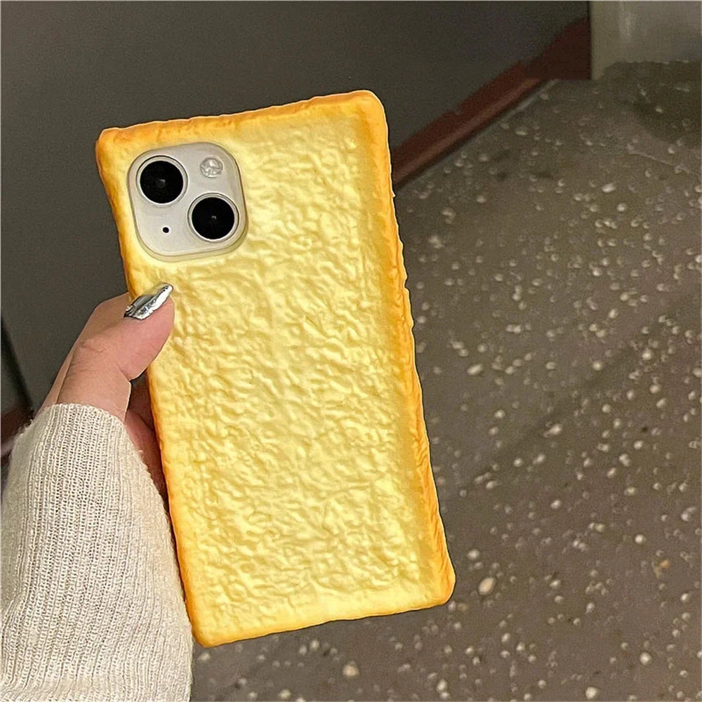 Fashionable Brown Bread Phone Cover