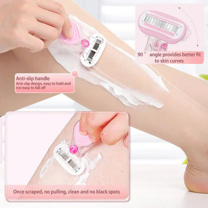 Travel Pink Lady Safety Razor Kit