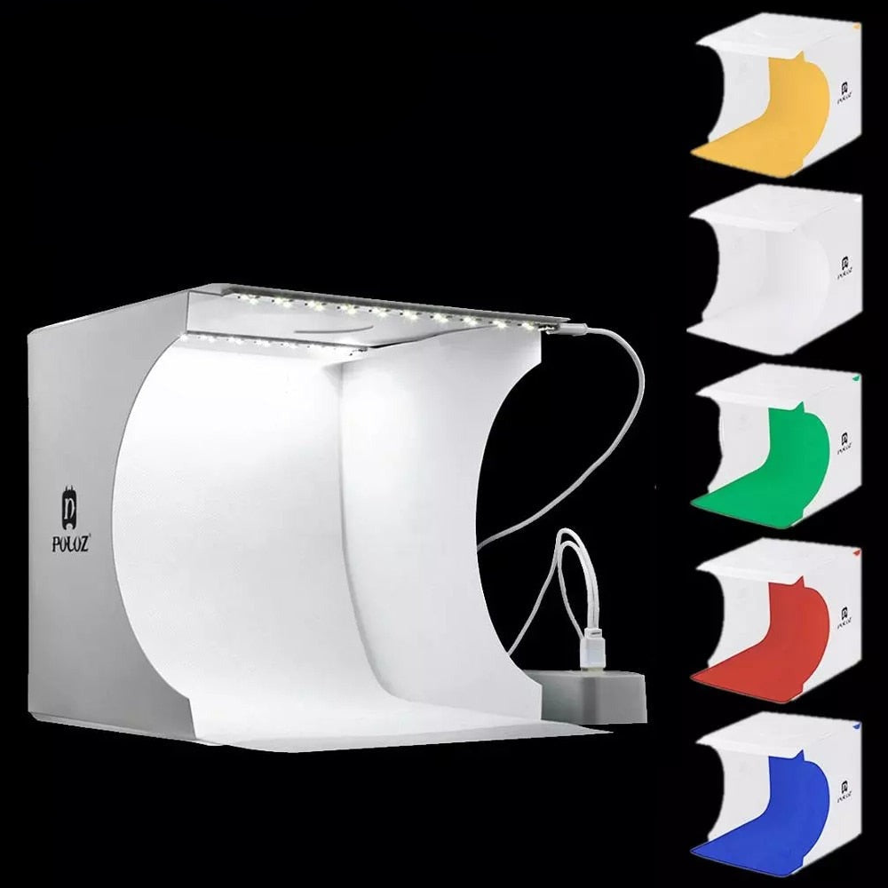 Portable Compact LED Photo Studio Kit