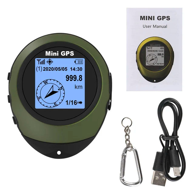 Portable Mini GPS Tracker Device with Compass