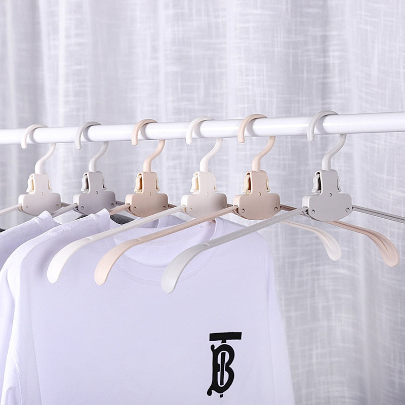 Space Saving Collapsible Wide Clothing Hanger