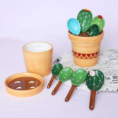 Practical Cactus Shaped Measuring Spoons