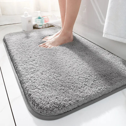 Plush Bathroom Mat – Ultra Soft Non-Slip Bath Rug