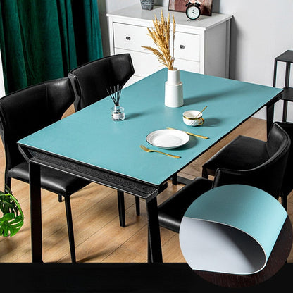 Simple Leather Dining Table Pad