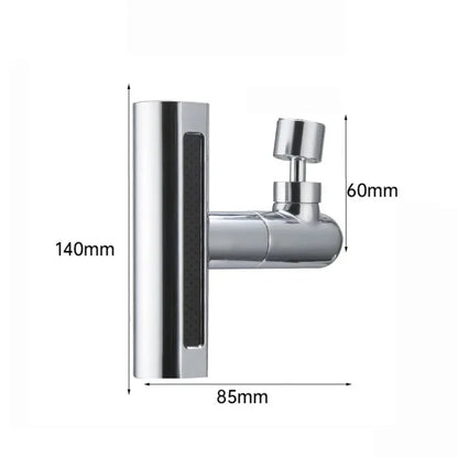 Modern Chrome Kitchen Faucet with 4 Spray Settings
