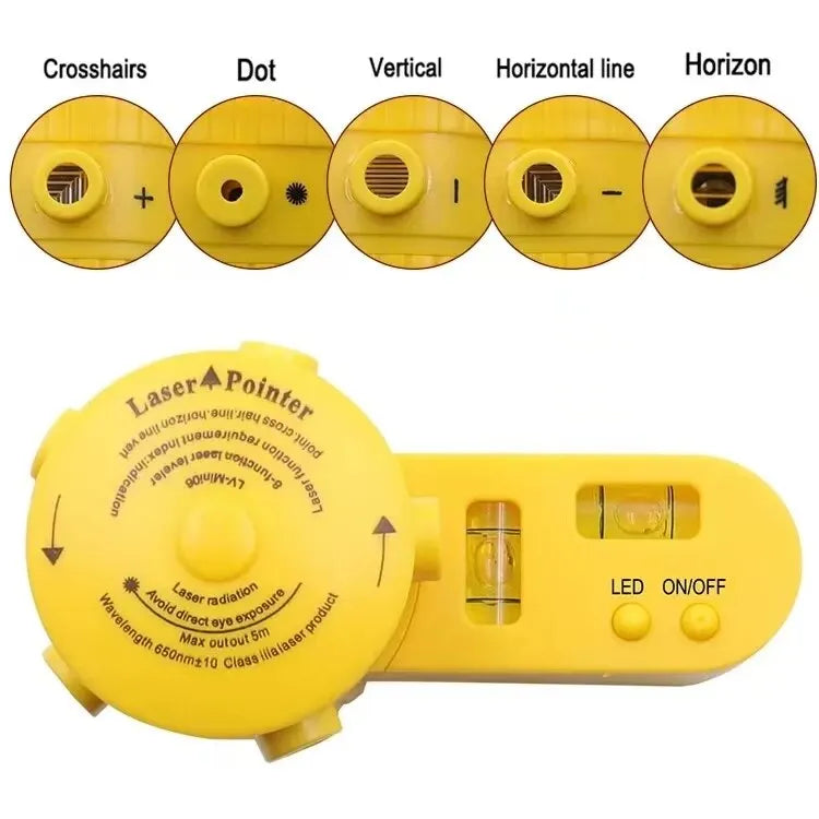Accurate Laser Level Tool Measuring Ruler Set