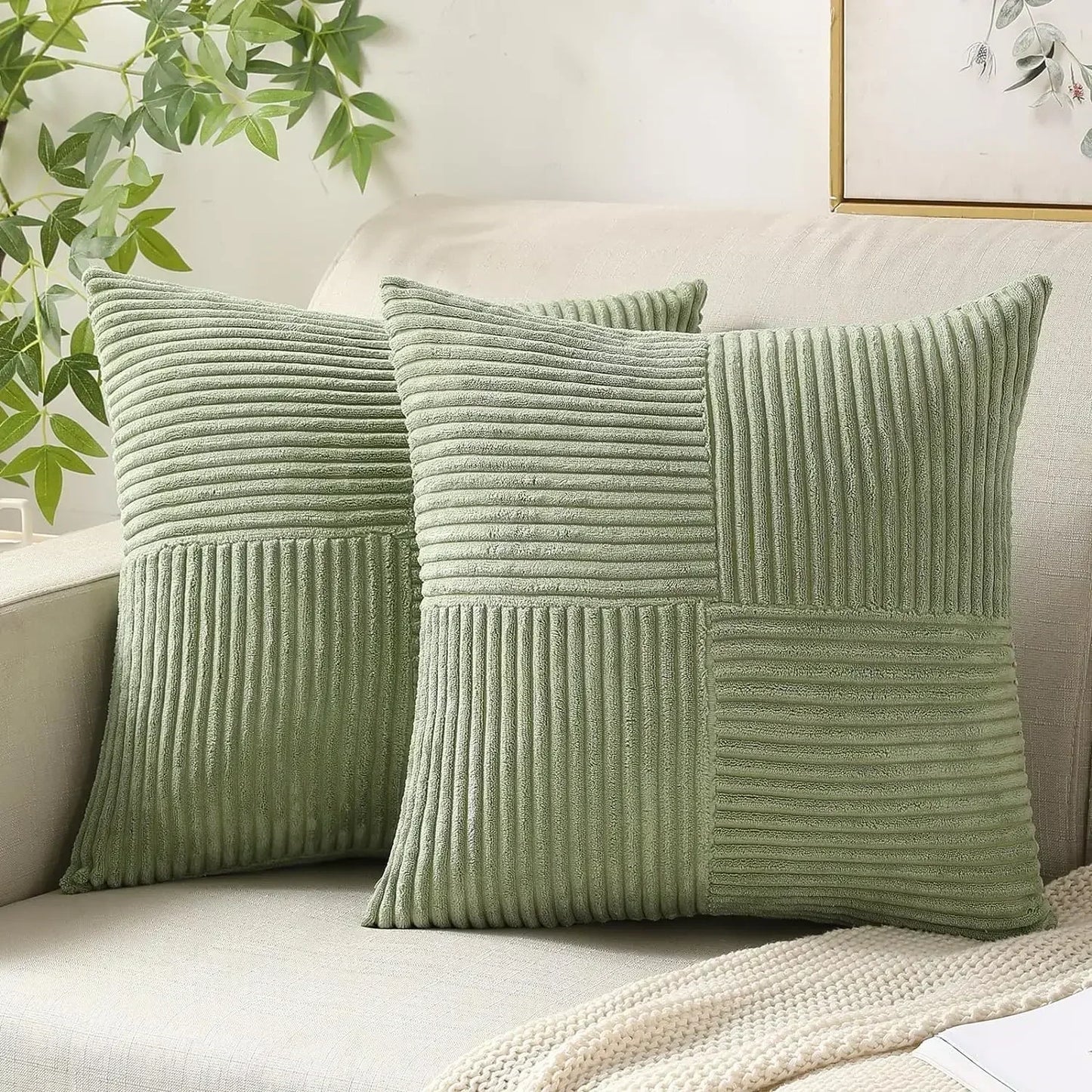 Luxurious Decorative Pillow Covers Set of 2