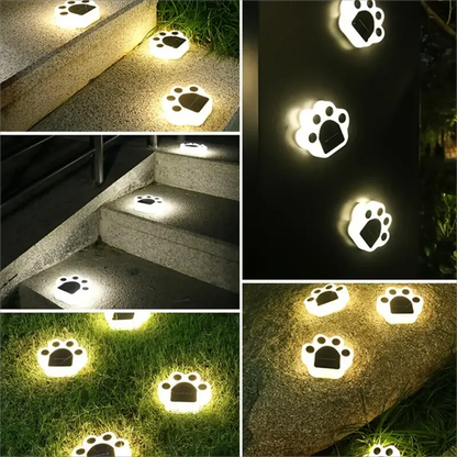 Bright Paw Solar Powered Garden Lights