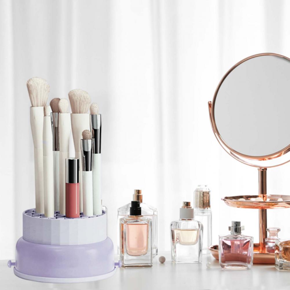 Portable Makeup Brush Holder Case