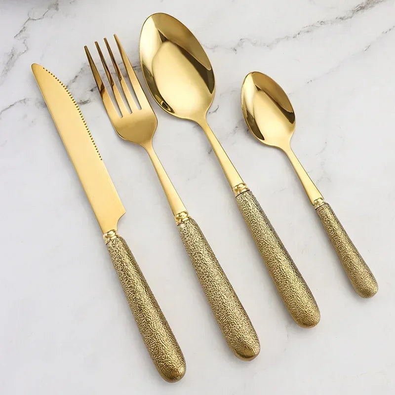 Premium Stainless Steel Silverware Set for Daily Use