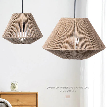 Natural Woven Pendant Light