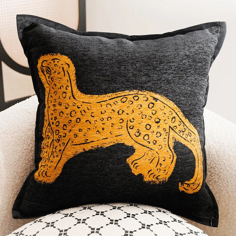 Stylish Horse Print Throw Pillow for Home Decor