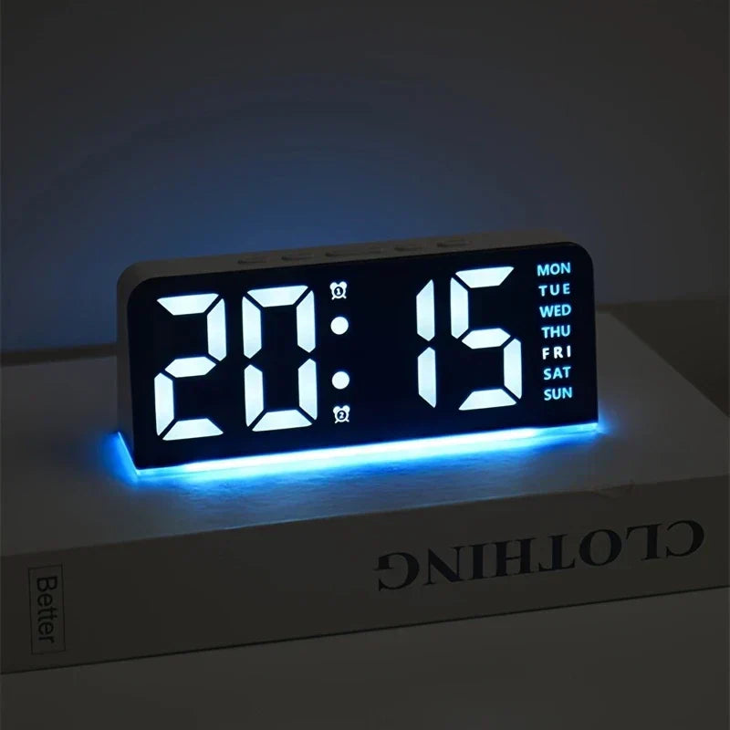 Contemporary LED Digital Nightlight Alarm Clock