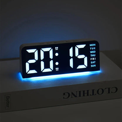 Contemporary LED Digital Nightlight Alarm Clock
