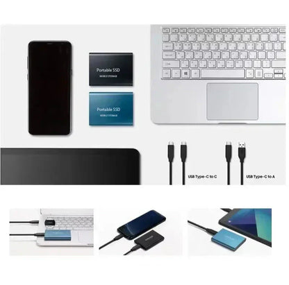 Fast 2TB External SSD Drive with USB-C