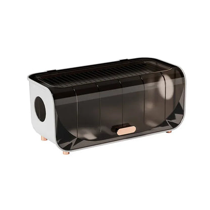 Compact Cable Organizer Box with Lid