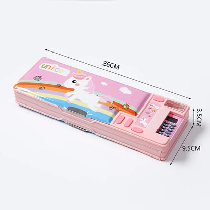 Fun Colorful Kids Pencil Case Calculator