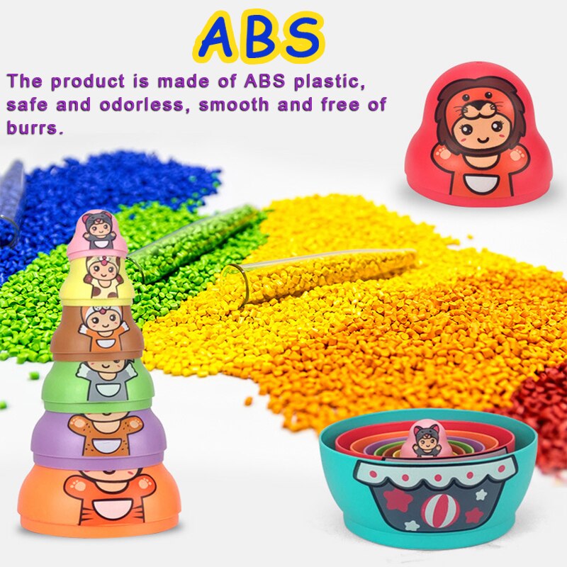 Fun Learning Stacking Russian Dolls