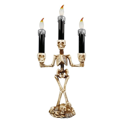 Spooky Skeleton Decorative Candle Lights