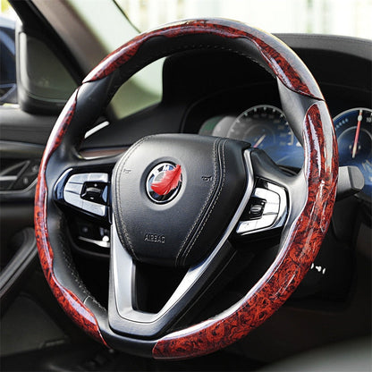 Gripmax | Textured Wooden Steering Wheel Cover