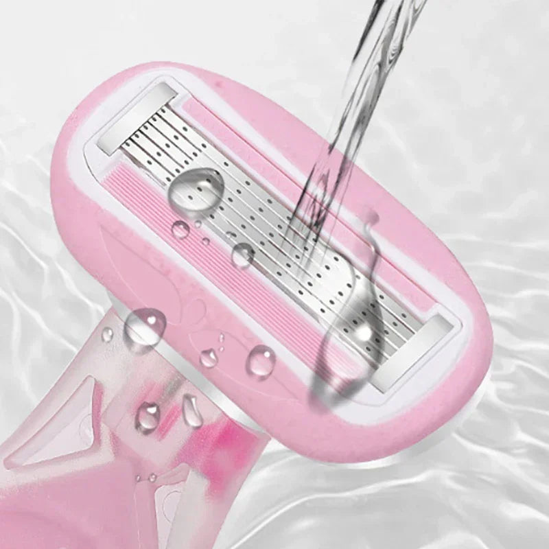 Travel Pink Lady Safety Razor Kit