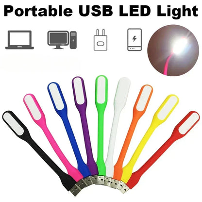Portable USB LED Desk Lamp with Flexible Arm