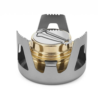 Portable Outdoor Camping Stove with Adjustable Flame
