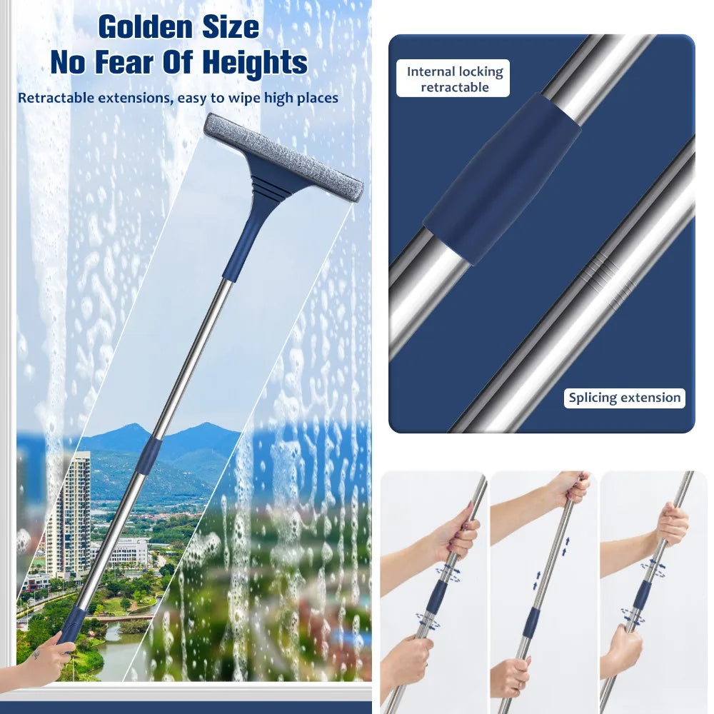 EasyReach Window Cleaning Kit with Extendable Handle