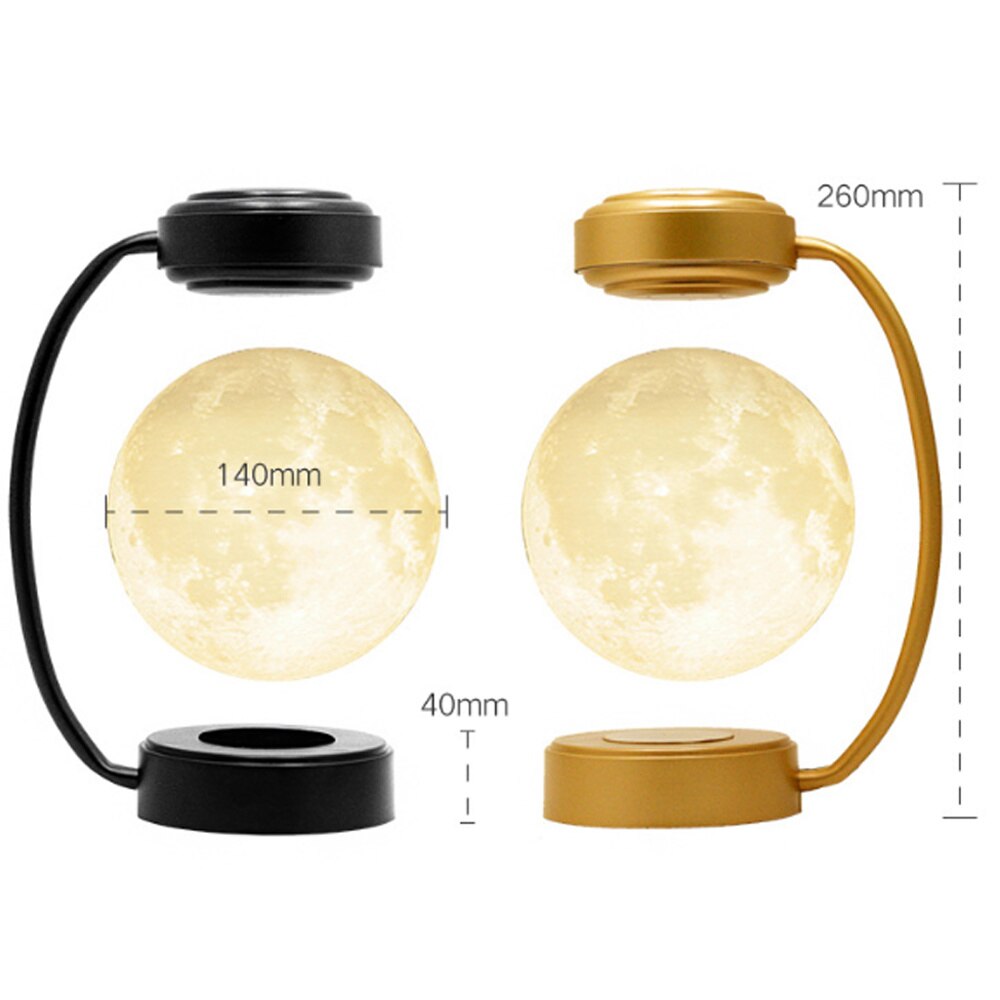 Floating LED Moon Table Lamp