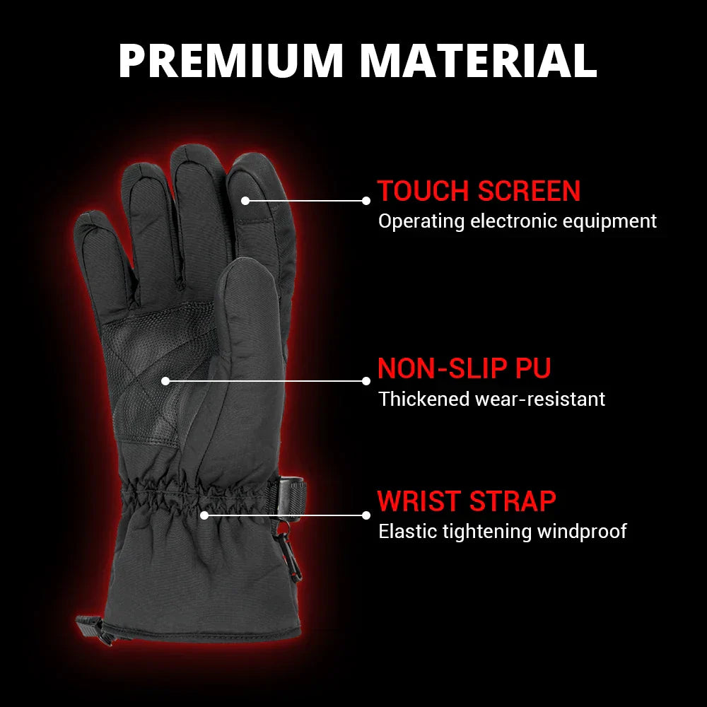 Warm Touch Insulated Waterproof Heated Gloves - Yeezlab