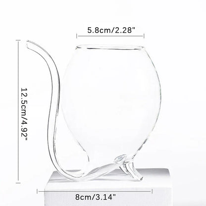 Luxury Curved Designer Cocktail Glass